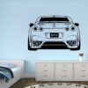 Primer družinske stenske nalepke Nissan GT-R